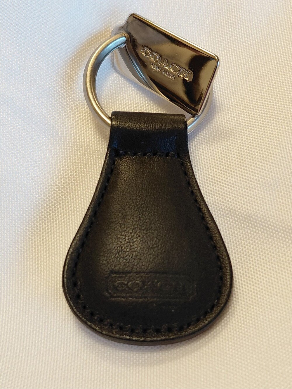 Coach Leather Key Fob